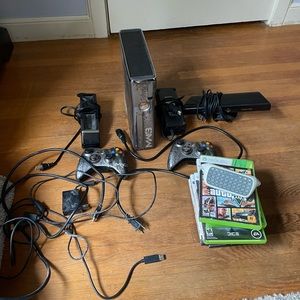 MW3 Xbox 360 for sale with accessories and games